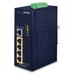Коммутатор Planet IP30 5-Port Gigabit Switch IGS-504HPT 1000 Base-TX (1000 мбит/с)