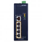 Коммутатор Planet IP30 5-Port Gigabit Switch IGS-504HPT 1000 Base-TX (1000 мбит/с)