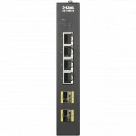 Коммутатор D-link DIS-100G-6S/A (1000 Base-TX (1000 мбит/с), 2 SFP порта)