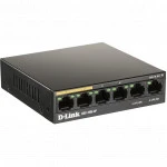 Коммутатор D-link DSS-100E-6P/A1A 100 Base-TX (100 мбит/с)