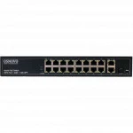 Коммутатор OSNOVO PoE коммутатор FE SW-61621(300W) (100 Base-TX (100 мбит/с), 1 SFP порт)