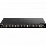 Коммутатор D-link DGS-1520-52/A1A 1000 Base-T (1000 мбит/с), 2 SFP порта