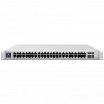 Коммутатор Ubiquiti USW-Enterprise-48-PoE-EU 2.5 GBase-T (2500 мбит/с), 4 SFP порта