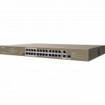 Коммутатор TENDA F1126P-24-410W (1000 Base-TX (1000 мбит/с), 1 SFP порт)