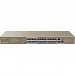 Коммутатор TENDA F1126P-24-410W (1000 Base-TX (1000 мбит/с), 1 SFP порт)
