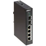 Коммутатор Dahua DH-PFS3206-4P-120 (100 Base-TX (100 мбит/с), 1 SFP порт)