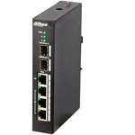 Коммутатор Dahua DH-PFS3206-4P-120 (100 Base-TX (100 мбит/с), 1 SFP порт)