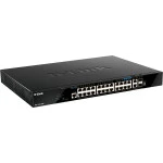 Коммутатор D-link DGS-1520-28MP/A1A (1000 Base-T (1000 мбит/с), 8 SFP портов)