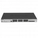 Коммутатор D-link DGS-1210-28MP/ME/B2A 1000 Base-TX (1000 мбит/с), 4 SFP порта