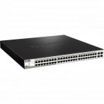Коммутатор D-link DGS-1210-52MPP/E2A 1000 Base-T (1000 мбит/с), 4 SFP порта