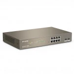 Коммутатор TENDA G3310P-8-150W (1000 Base-TX (1000 мбит/с), 2 SFP порта)