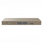 Коммутатор TENDA G3318P-16-250W (1000 Base-TX (1000 мбит/с), 2 SFP порта)