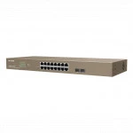 Коммутатор TENDA G3318P-16-250W (1000 Base-TX (1000 мбит/с), 2 SFP порта)