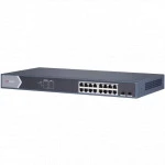 Коммутатор Hikvision DS-3E1518P-SI 1000 Base-TX (1000 мбит/с), 2 SFP порта