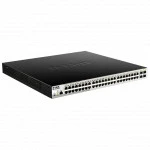 Коммутатор D-link DGS-1210-52MPP/ME/B (1000 Base-TX (1000 мбит/с), 4 SFP порта)