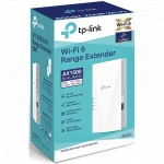 Усилитель сигнала Wi-Fi TP-Link RE500X 10/100/1000 Base-TX (1000 мбит/с), Wi-Fi 6 (802.11a / b / g / n / ac / ax), со встроенной антенной