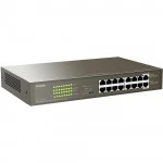 Коммутатор TENDA TEG1116P-16-150W 1000 Base-TX (1000 мбит/с)