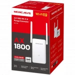 Усилитель сигнала Wi-Fi Mercusys ME70X 10/100/1000 Base-TX (1000 мбит/с), Wi-Fi 6 (802.11a / b / g / n / ac / ax), с внешней антенной
