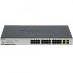 Коммутатор D-link DGS-1026P/A1A (1000 Base-T (1000 мбит/с), 2 SFP порта)