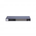 Коммутатор Hikvision DS-3E0526P-E/M(B) 1000 Base-T (1000 мбит/с), 2 SFP порта
