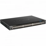 Коммутатор D-link DGS-1520-52MP/BY/A1A 2.5 GBase-T (2500 мбит/с), 2 SFP порта