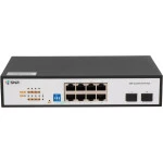 Коммутатор SNR S2300G-8TM-POE SNR-S2300G-8TM-POE 1000 Base-T (1000 мбит/с), 2 SFP порта