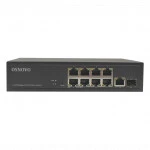 Коммутатор OSNOVO SW-8G1C-M(120W) 1000 Base-T (1000 мбит/с), 1 SFP порт