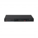Коммутатор Dahua DH-S3218-16ET-135 100 Base-T (100 мбит/с), 2 SFP порта