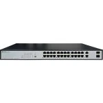Коммутатор Origo OS2228P/370W/B1A (1000 Base-T (1000 мбит/с), 2 SFP порта)