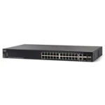 Коммутатор Cisco SG350X-24MP-K9-EU (1000 Base-TX (1000 мбит/с), 4 SFP порта)