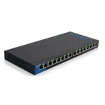 Коммутатор Linksys LGS116P-eu 1000 Base-TX (1000 мбит/с)