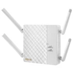 Усилитель сигнала Wi-Fi Asus RP-AC87 (10/100/1000 Base-TX (1000 мбит/с), Wi-Fi 5 (802.11a/ b/ g/ n/ ac), с внешней антенной)