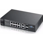 Коммутатор Zyxel ES3500-8PD 100 Base-TX (100 мбит/с), 2 SFP порта
