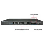 Коммутатор Planet SGS-6341-24T4X 1000 Base-TX (1000 мбит/с), 4 SFP порта