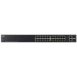 Коммутатор Cisco Small Business SF220-24 SF220-24-K9-EU (100 Base-TX (100 мбит/с), 2 SFP порта)