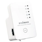 Усилитель сигнала Wi-Fi Edimax 300MBPS EW-7438RPNMINI (10/100 Base-TX (100 мбит/с), Wi-Fi 4 (802.11b /g / n), со встроенной антенной)