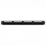 Патч-панель SNR Коммутационная панель SNR, 19" неэкранированная, 1U, 24 порта SNR-UD-1U24-5E-H (24 порта, Cat. 5e)