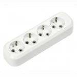 SmartBuy Колодка 4 розетки, 16А, без вкл., с заземлением (SBE-16-4-00-Z) 0014573
