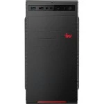 Персональный компьютер iRU Home 225 MT 1432740 (AMD Ryzen 5, 2600, 3.4 ГГц, 16 Гб, DDR4-2666, HDD и SSD, Windows 10 Home)