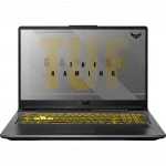 Ноутбук Asus TUF Gaming F17 FX706LI-H7041 90NR03S1-M02530 (17.3 ", FHD 1920x1080 (16:9), Apple, Core i5, 8 Гб, HDD и SSD, 256 ГБ, nVidia GeForce GTX 1650 Ti)
