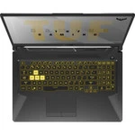 Ноутбук Asus TUF Gaming F17 FX706LI-H7010 90NR03S1-M02000 (17.3 ", FHD 1920x1080 (16:9), Intel, Core i5, 16 Гб, SSD, 512 ГБ, nVidia GeForce GTX 1650 Ti)