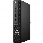 Персональный компьютер Dell Optiplex 3080 Micro 3080-9858-NC2 (Core i3, 10105T, 3.0 ГГц, 4 Гб, DDR4-2666, SSD, Linux)