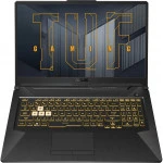 Ноутбук Asus TUF Gaming F17 FX706HCB-HX114 90NR0733-M02590 (17.3 ", FHD 1920x1080 (16:9), Intel, Core i5, 16 Гб, SSD, 512 ГБ, nVidia GeForce RTX 3050)