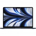 Ноутбук Apple MacBook Air 13 M2 Midnight MC7X4ZA/A (13.6 ", WQXGA 2560x1664 (16:10), Apple, Apple M2 series, 16 Гб, 512 ГБ, Apple M2 8-Core, Mac OS)