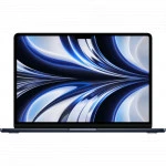 Ноутбук Apple MacBook Air 13 M2 Midnight MC7X4HN/A (13.6 ", WQXGA 2560x1664 (16:10), Apple, Apple M2 series, 16 Гб, 256 ГБ, Apple M2 8-Core, Mac OS)
