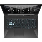 Ноутбук Asus TUF Gaming F17 FX706HF-HX035 90NR0HC4-M00310 (17.3 ", FHD 1920x1080 (16:9), Intel, Core i5, 16 Гб, SSD, 512 ГБ, NVIDIA GeForce RTX 2050)