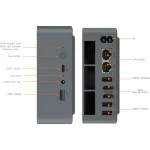 Персональный компьютер Beelink BL/EQR7- LP/7735HS/24G/500G/Milky Grey Ryzen 7, 7735HS, 3.2, 24 Гб, DDR5-5600