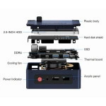 Персональный компьютер Beelink Mini S Navy Blue BL/MINI S/N5095/8G/256G/Navy Blue Celeron, N5095, 2.0, 8 Гб, DDR4-2933, Windows 11 Pro