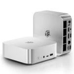 Персональный компьютер Beelink SER8 BL/SER8/8845HS/64G/1TB/Frost Silver Ryzen 7, 8845HS, 3.8, 64 Гб, DDR5-5600, Windows 11 Pro