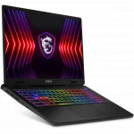 Ноутбук MSI Sword 16 HX B13VGKG-855XRU Gray 9S7-15P214-855 16 ", WUXGA 1920x1200 (16:10), Intel, Core i7, 16 Гб, 1 ТБ, NVIDIA GeForce RTX 4070